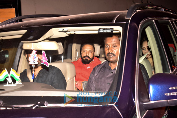 varun dhawan banita sandhu and others grace the special screening of october 20