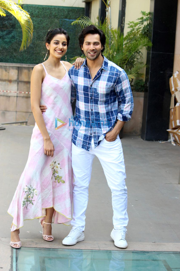 Varun Dhawan and Banita Sandhu at Novotel, Juhu for October interviews