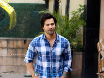 Varun Dhawan and Banita Sandhu at Novotel, Juhu for October interviews