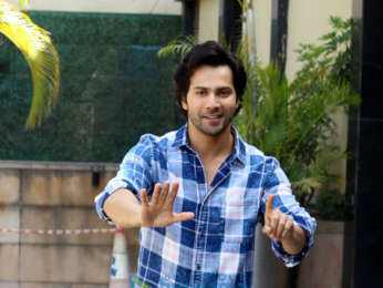 Varun Dhawan and Banita Sandhu at Novotel, Juhu for October interviews