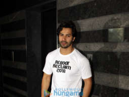 Varun Dhawan spotted at Dharma Productions office in Andheri