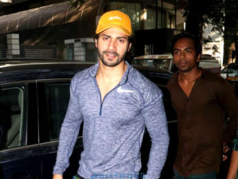 Varun Dhawan spotted at the gym in Bandra