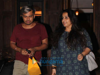 Vidya Balan spotted at Nut Craker restaurant in Bandra