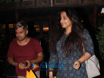 Vidya Balan spotted at Nut Craker restaurant in Bandra