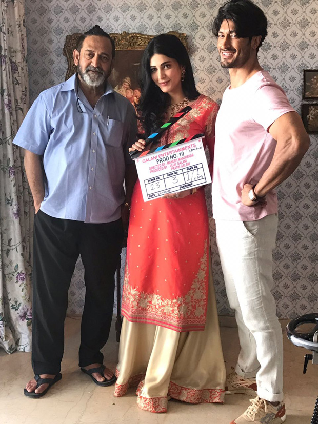 Vidyut Jammwal and Shruti Haasan kick-start shooting for Mahesh Manjrekar’s next