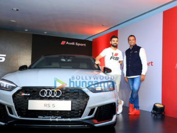 Virat Kohli snapped launching the second generation of the Audi RS5 Coupe