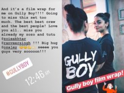 WATCH: Alia Bhatt wraps up Gully Boy with an emotional post