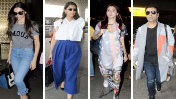 Weekly Airport Style: Deepika Padukone, Anushka Sharma, Sonam Kapoor, Karan Johar fly in style!