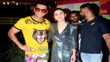 Ranveer Singh, Alia Bhatt, Kalki Koechlin, Divine attend wrap up party of Zoya Akhtar’s ‘Gully Boy’