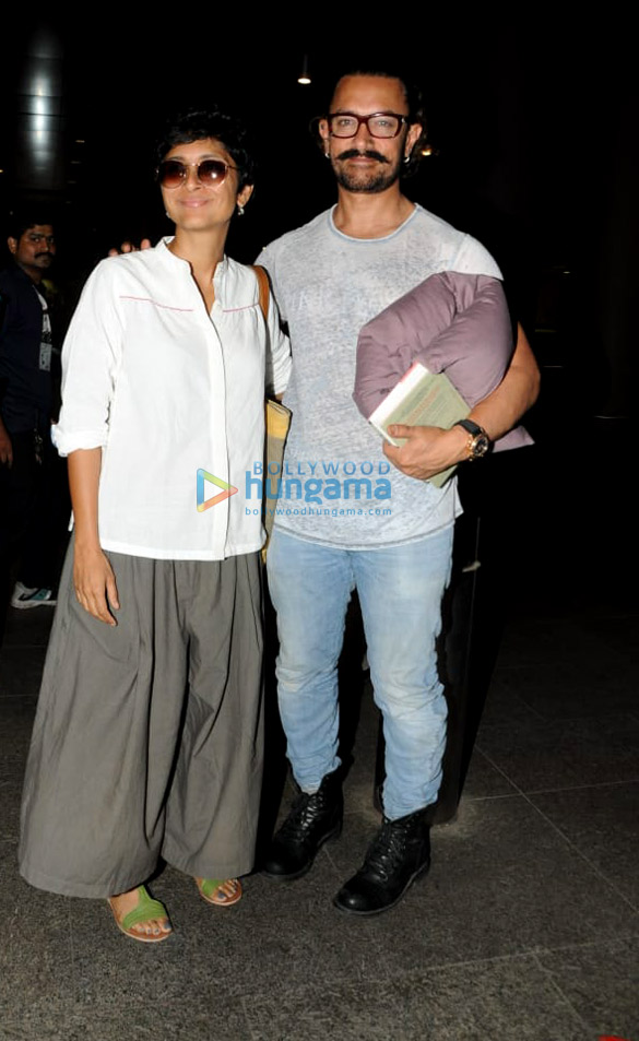 aamir khan kiran rao and others snapped at the airport 4