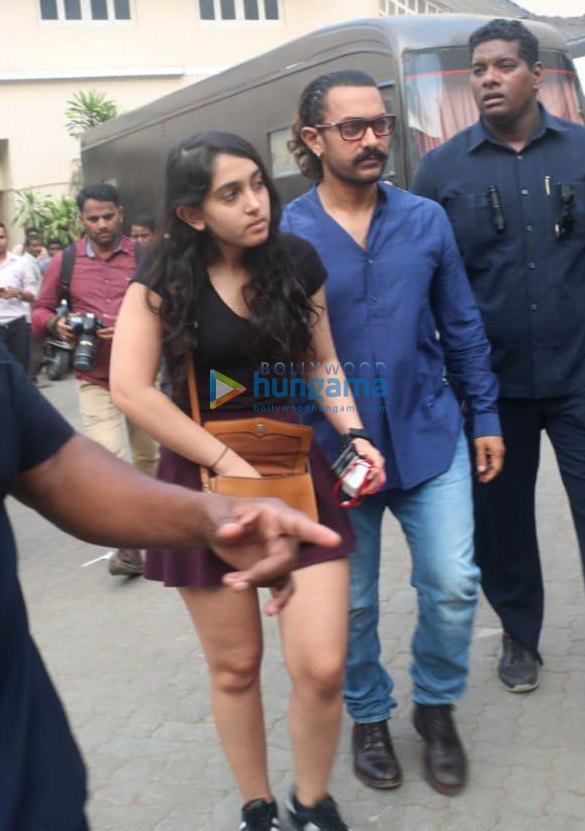 aamir khan snapped with his daughter ira in mumbai 2