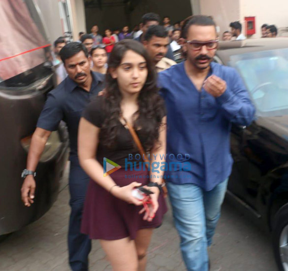 aamir khan snapped with his daughter ira in mumbai 4