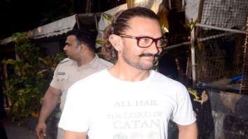 Aamir Khan snapped at a spa in Bandra