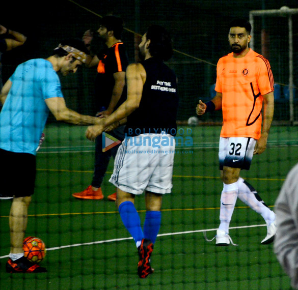 abhishek bachchan ishaan katter and others snapped at the football ground in bandra 1