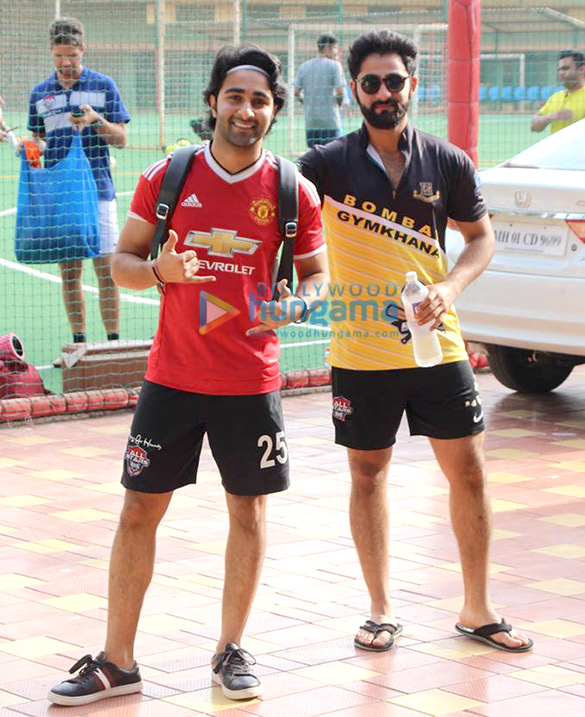 abhishek bachchan and others snapped during a football match 2