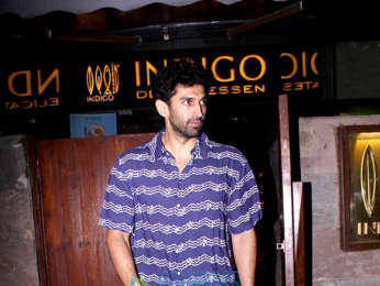 Aditya Roy Kapur spotted at Indigo in Bandra