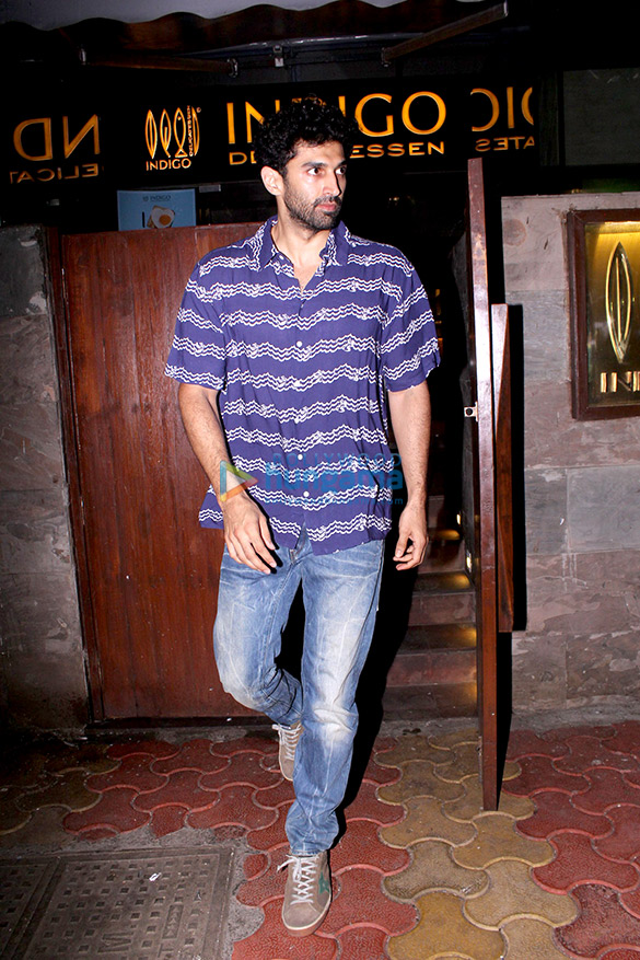Aditya Roy Kapur spotted at Indigo in Bandra Aditya Roy Kapur spotted at Indigo in Bandra