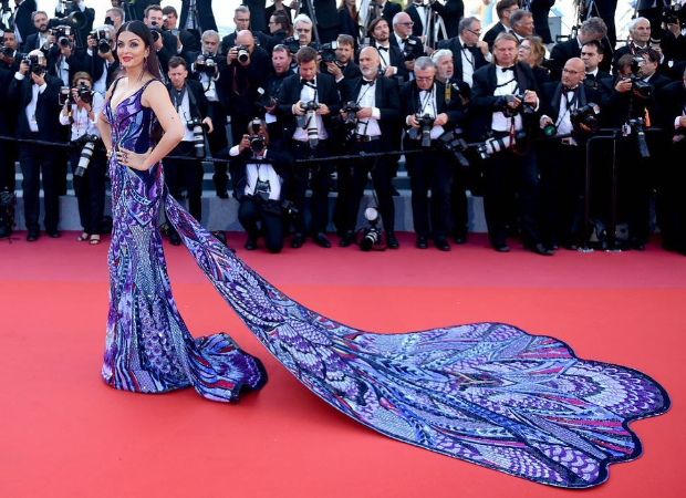 Bollywood Star Turns Heads in Butterfly Dress on Cannes Red Carpet