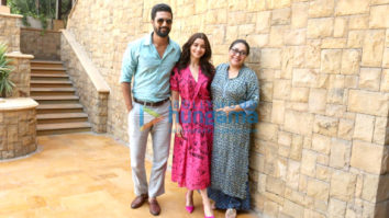 Alia Bhatt and Vicky Kaushal snapped at a media meet promoting their film Raazi