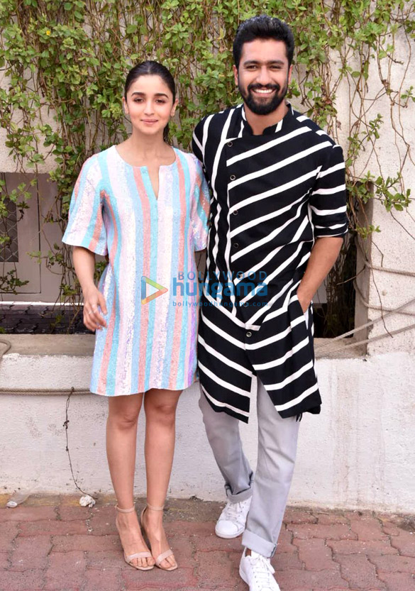 Alia Bhatt and Vicky Kaushal snapped during Raazi promotions Alia Bhatt and Vicky Kaushal snapped during Raazi promotions