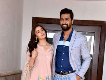 Alia Bhatt and Vicky Kaushal snapped promoting Raazi