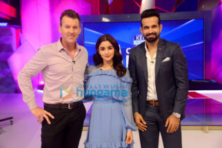 Alia Bhatt promotes Raazi on the sets of Kent Cricket Live