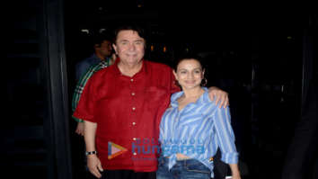Ameesha Patel and Randhir Kapoor snapped at BKC