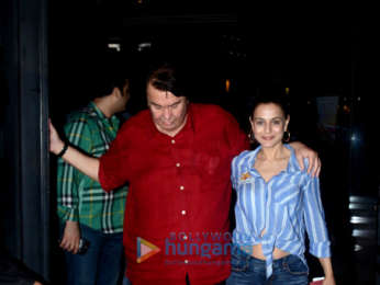 Ameesha Patel and Randhir Kapoor snapped at BKC