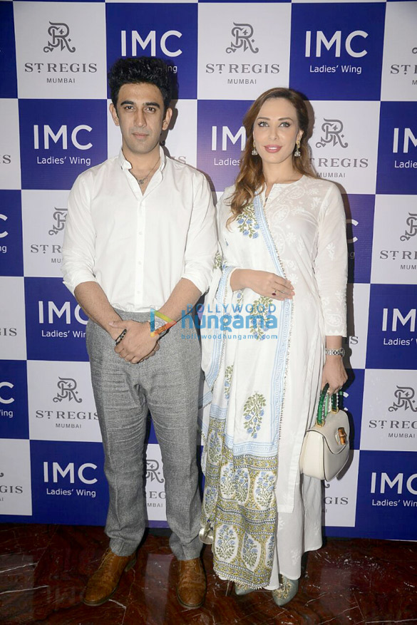 amit sadh and iulia vantur snapped at the panel discussion of imc ladies wing utsahati 2