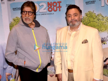 Amitabh Bachchan and Rishi Kapoor snapped promoting their film 102 Not Out