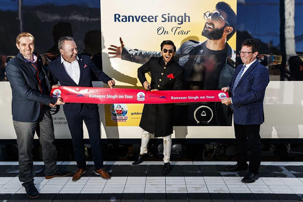 PHOTOS: An excited Ranveer Singh inaugurates 'Ranveer on Tour' train in Switzerland