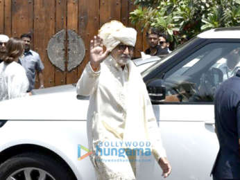 Anil Kapoor, Arjun Kapoor & others snapped attending Anand Ahuja-Sonam Kapoor's wedding
