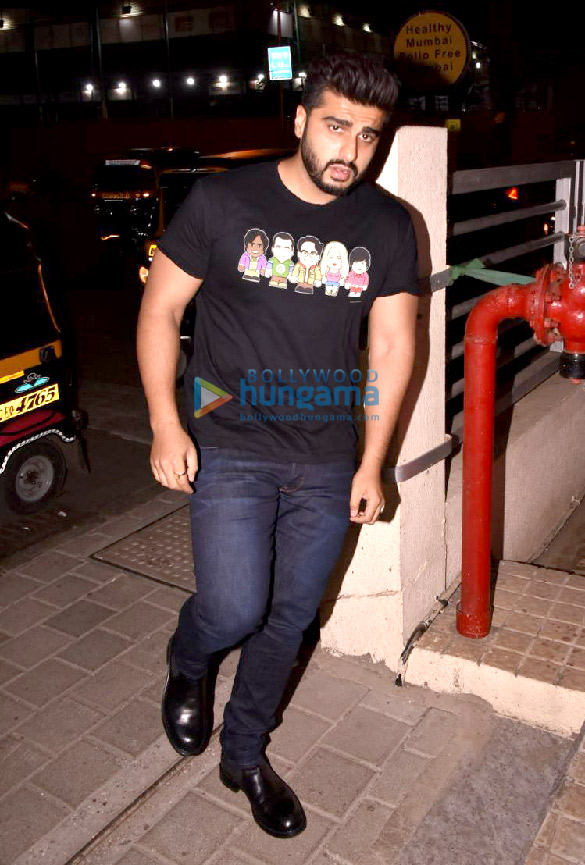 Arjun Kapoor and Mohit Marwah spotted at a screening