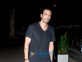 Arjun Rampal snapped with family at Yauatcha in BKC