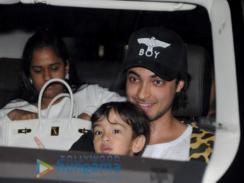 Arpita Khan Sharma, Loveratri stars Aayush Sharma, Warina Hussain and others snapped at the airport