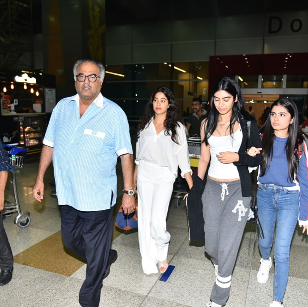 Boney Kapoor to fly to Delhi today with daughters Janhvi and Khushi for Sridevi’s National awards