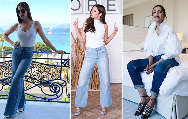 Bring back classics - White top and blue denim