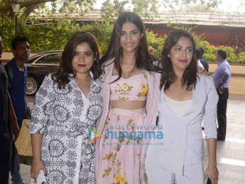 Cast of Veere Di Wedding snapped promoting their film