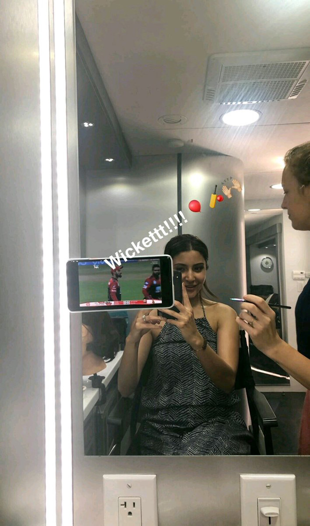 Couple Goals Much! Wifey Anushka Sharma happily cheers for hubby Virat Kohli on the sets of Zero Couple Goals Much! Wifey Anushka Sharma happily cheers for hubby Virat Kohli on the sets of Zero