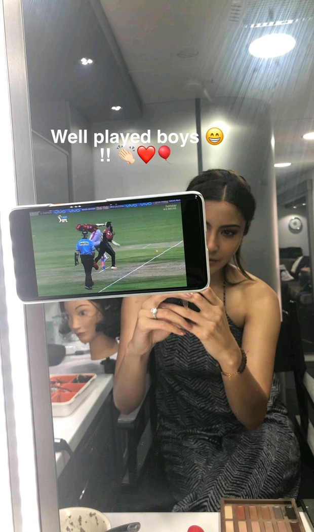Couple Goals Much! Wifey Anushka Sharma happily cheers for hubby Virat Kohli on the sets of Zero Couple Goals Much! Wifey Anushka Sharma happily cheers for hubby Virat Kohli on the sets of Zero