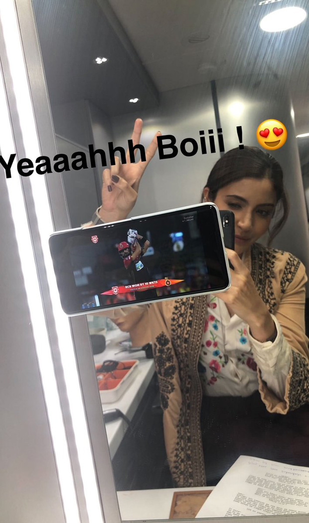 Couple Goals Much! Wifey Anushka Sharma happily cheers for hubby Virat Kohli on the sets of Zero Couple Goals Much! Wifey Anushka Sharma happily cheers for hubby Virat Kohli on the sets of Zero