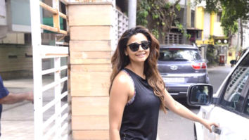 Daisy Shah spotted at a recording studio in Bandra