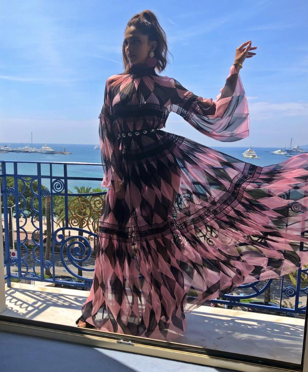 Deepika Padukone in Philosophy dress at Cannes 2018