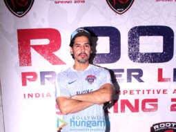 Dino Morea snapped at Roots Premiere League
