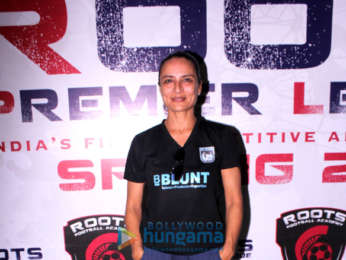Dino Morea snapped at Roots Premiere League