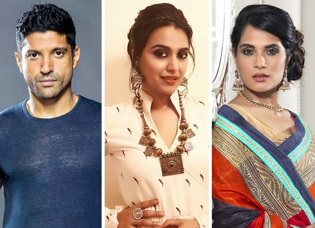Farhan Akhtar, Swara Bhasker and others rally behind Richa Chadha after she receives rape and death threats 
