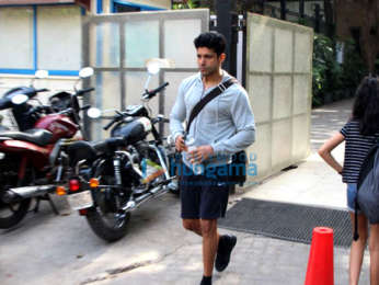 Farhan Akhtar spotted at Otters Club