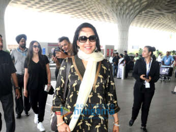 Hema Malini, Esha Deol and Shahid Kapoor snapped at the airport