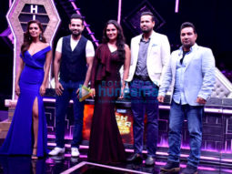 Irfan Pathan, Yusuf Pathan, Esha Gupta, Ahmed Khan, Lara Dutta snapped on sets of High Fever… Dance Ka Naya Tevar