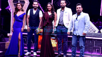 Irfan Pathan, Yusuf Pathan, Esha Gupta, Ahmed Khan, Lara Dutta snapped on sets of High Fever… Dance Ka Naya Tevar